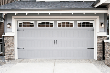 Custom-designed garage door built for a Sutherland Shire home