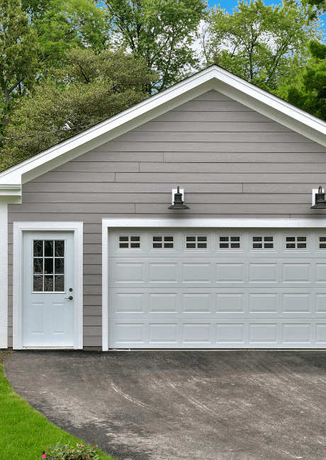 Custom garage door completed for a Sutherland Shire customer