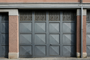 Fire-rated commercial garage door