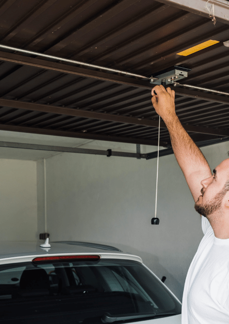 Tilt garage door maintenance being carried out on a Sutherland Shire home