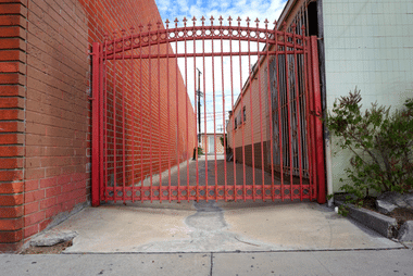Custom security gate installed at a Sutherland Shire property