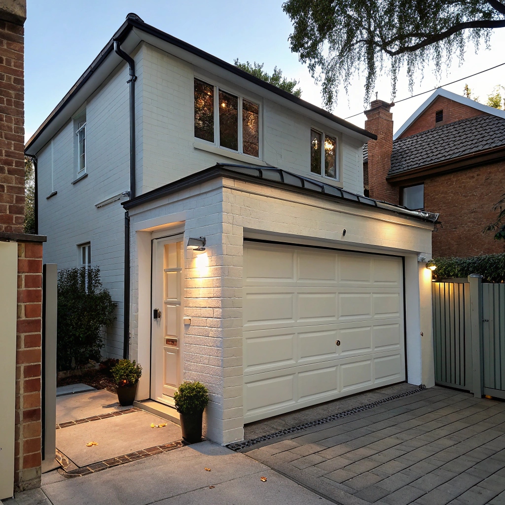 Single panel garage door installed on a Cronulla home